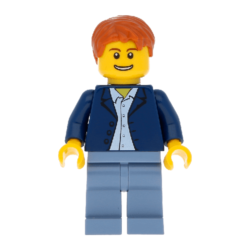 Lego Фигурка City Житель Города 3 Парень cty0506 1 Ориг Б/У H - Retromagaz