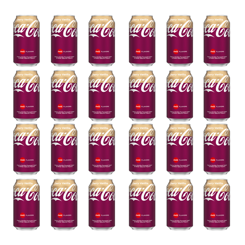 Набор Напиток 24шт Coca-Cola Cherry Vanilla 330ml - Retromagaz