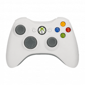 Геймпад Беспроводной Microsoft Xbox 360 White Б/У - Retromagaz
