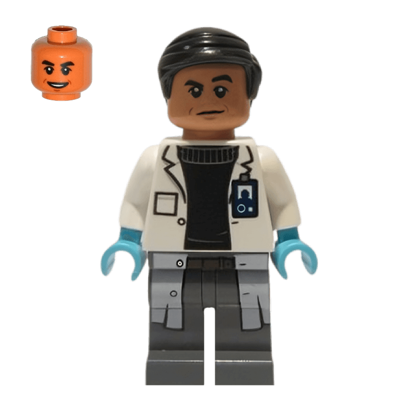 Фигурка Lego Jurassic World Dr. Henry Wu White Lab Coat Films jw015 Б/У - Retromagaz