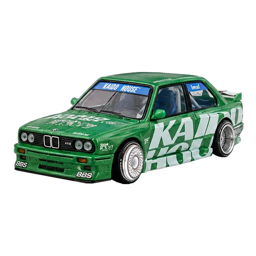 Машинка Premium Kaido House x MiNI GT BMW M3 Kaido Works V2 1:64 KHMG242 Green - Retromagaz