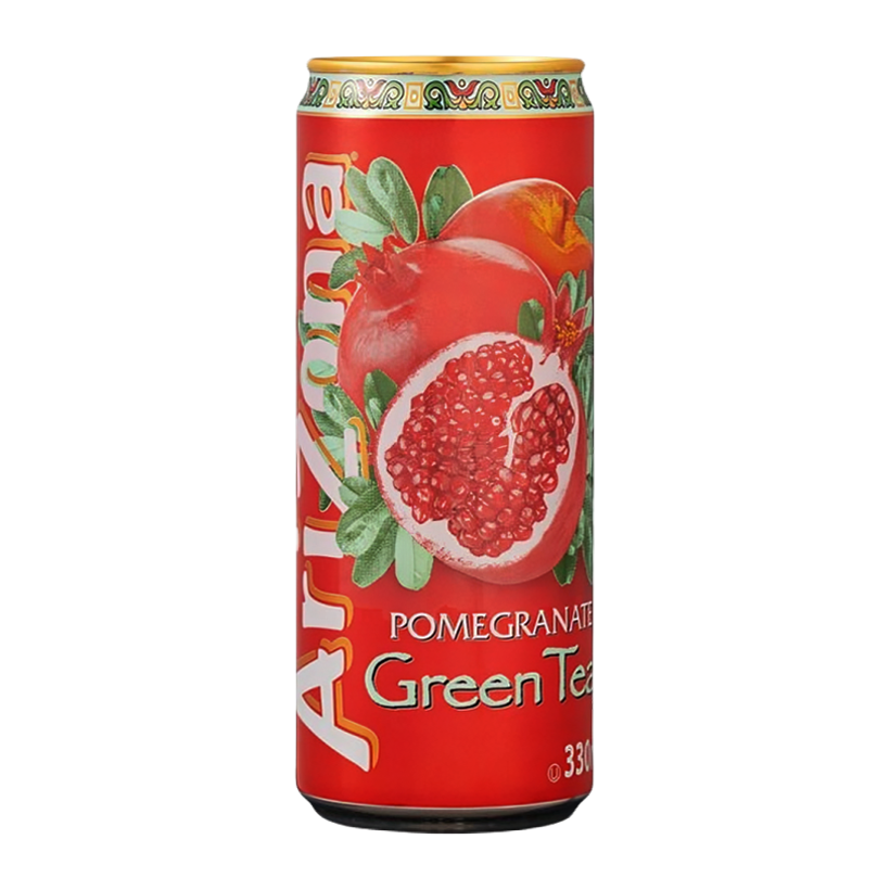 Чай Холодний Arizona Зелений зі Смаком Гранату 330ml - Retromagaz