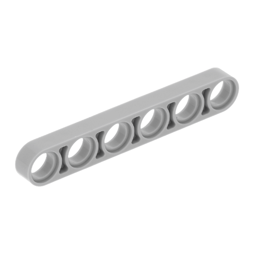 Technic 10шт Lego Балка Тонка Пряма 1 x 6 32063 28570 4114200 4211586 6170293 Light Bluish Grey Б/У - Retromagaz
