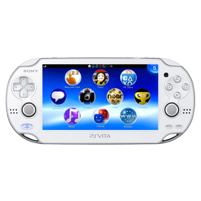 Консоль Sony PlayStation Vita Модифицированная 64GB White + 5 Встроенных Игр Б/У - Retromagaz