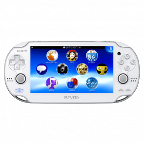 Консоль Sony PlayStation Vita Модифікована 64GB White + 5 Вбудованих Ігор Б/У Хороший