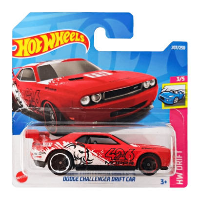  Hot Wheels 2022 - Dodge Challenger Drift Car - HW Drift 3/5  [White] 207/250 : Toys & Games