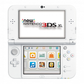 Консоль Nintendo 3DS XL New Модифікована 32GB White + 10 Вбудованих Ігор Б/У