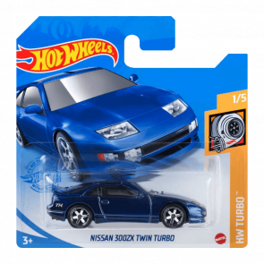 Машинка Базовая Hot Wheels Nissan 300ZX Twin Turbo Super Treasure Hunt STH Turbo 1:64 GTD10 Blue