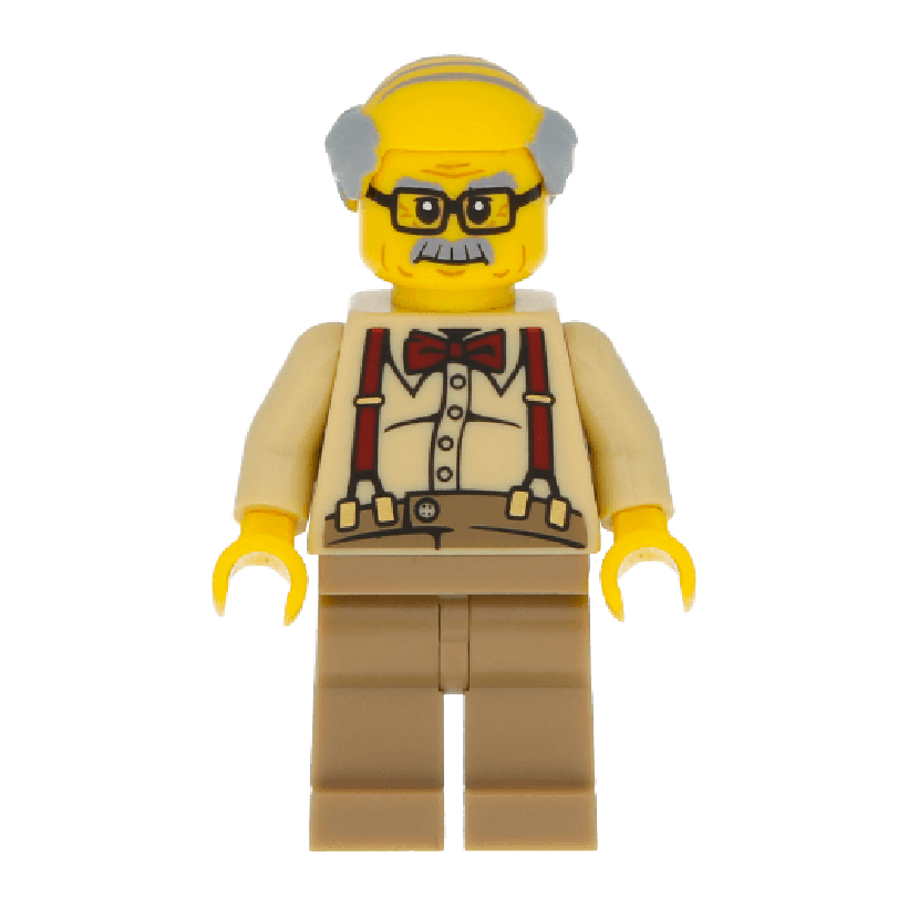 Фигурка Lego Collectible Minifigures Series 10 Grandpa col152 Б/У Нормальный - Retromagaz
