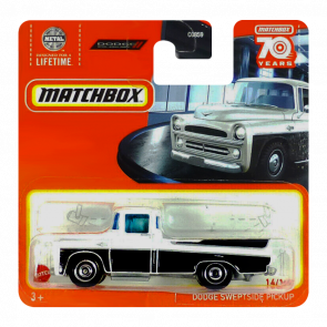 Машинка Большой Город Matchbox Dodge Sweptside Pickup Showroom 1:64 HLD38 White