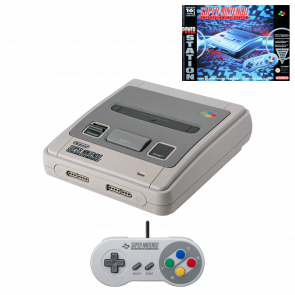 Консоль Nintendo SNES FAT SNSP-001A Europe Light Grey + Коробка Б/У - Retromagaz