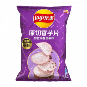Чипсы Lay's Азиатские Taro со Вкусом Морской Соли и Черного Перца 60g - Retromagaz