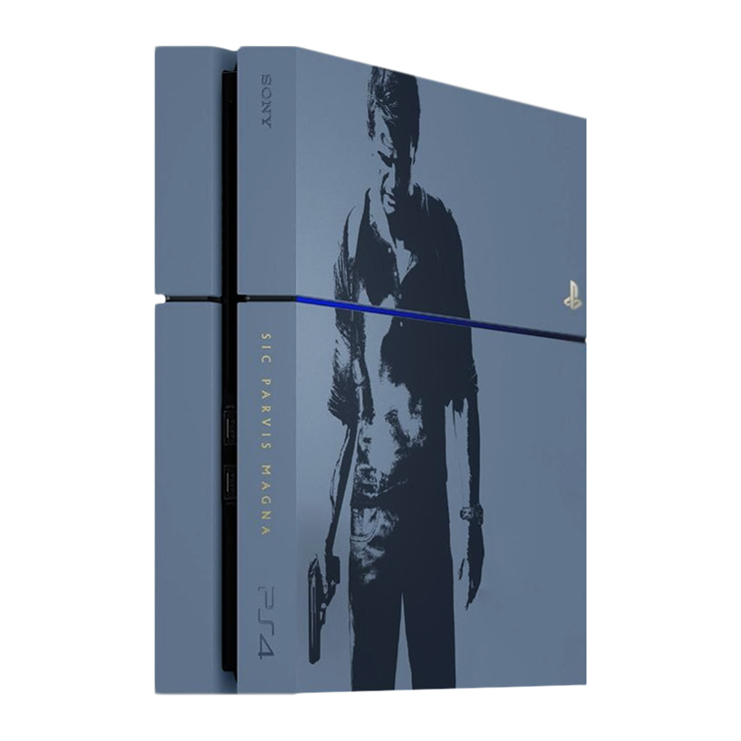 Консоль Sony PlayStation 4 CUH-12хх Uncharted 4 Limited Edition 1TB Blue Без Геймпада Б/У - Retromagaz
