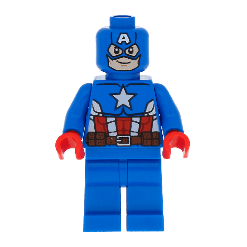 Фігурка Lego Super Heroes Marvel Captain America sh106 1 Б/У Відмінний - Retromagaz