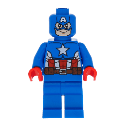 Фигурка Lego Super Heroes Marvel Captain America sh106 1 Б/У Отличное - Retromagaz