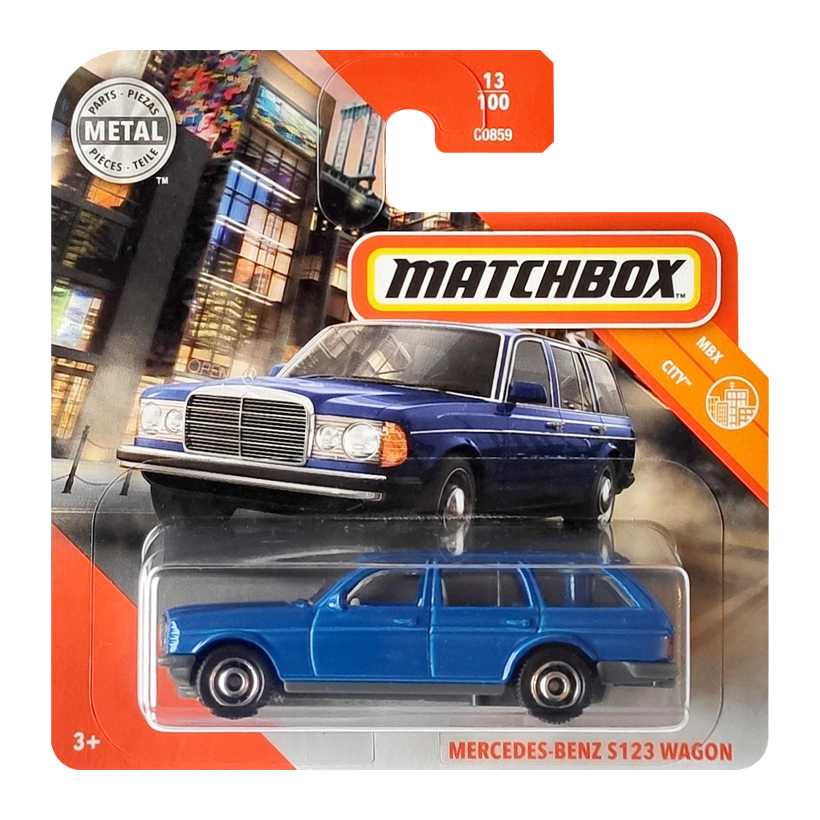 Машинка Велике Місто Matchbox Mercedes-Benz S123 Wagon City 1:64 GKL71 Blue - Retromagaz