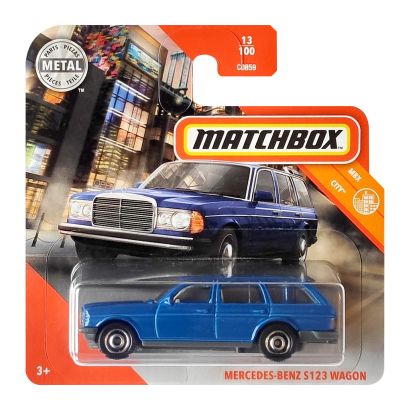 Машинка Велике Місто Matchbox Mercedes-Benz S123 Wagon City 1:64 GKL71 Blue - Retromagaz