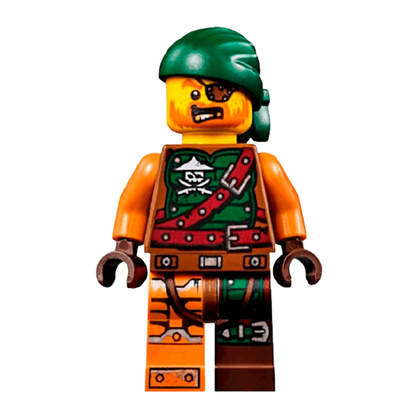 Фигурка Lego Sky Pirates Bucko Ninjago njo0196 Б/У - Retromagaz