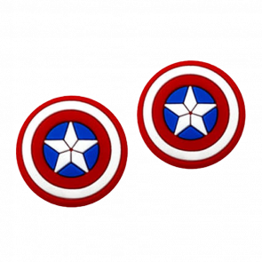 Накладки на Стіки 2шт RMC Capitan America PlayStation 5 4 3 2 1 Xbox Series One 360 Switch 2 Red Blue - Retromagaz