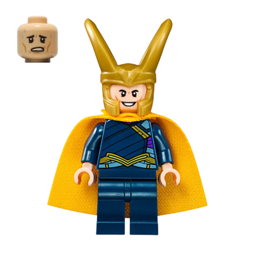 Фігурка Lego Marvel Loki Dark Blue Outfit Super Heroes sh0411 Б/У - Retromagaz