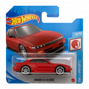 Машинка Базовая Hot Wheels Nissan Silvia (S13) J-Imports 1:64 GTB07 Red - Retromagaz