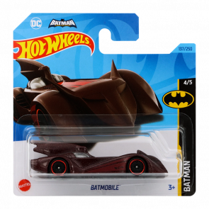 Машинка Базова Hot Wheels DC Batmobile Batman HKG98 Dark Red Новий - Retromagaz