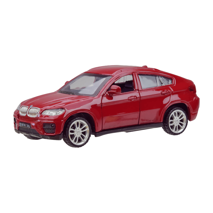 Машинка Автопром BMW X6 1:43 Red - Retromagaz