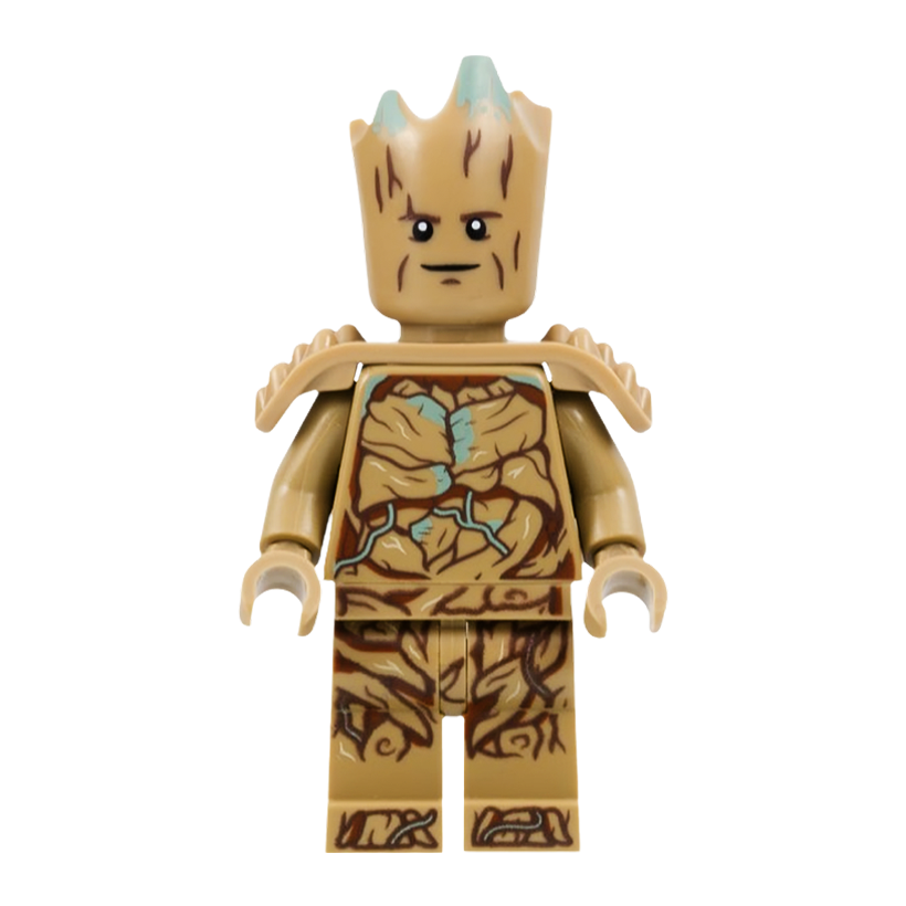 Фігурка Lego Marvel Groot Teen Dark Tan with Shoulder Armor Super Heroes sh0874 Б/У - Retromagaz