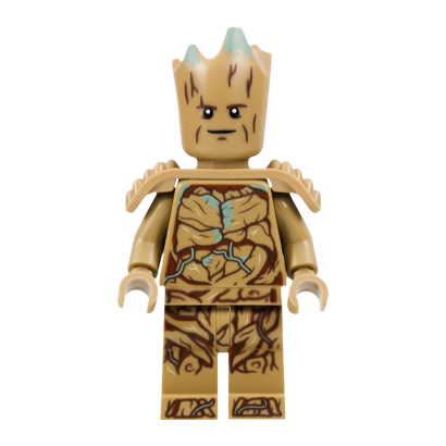 Фігурка Lego Marvel Groot Teen Dark Tan with Shoulder Armor Super Heroes sh0874 Б/У - Retromagaz