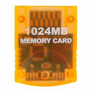 Карта Пам'яті RMC GameCube 16344 Blocks 1GB Trans-Orange Новий - Retromagaz