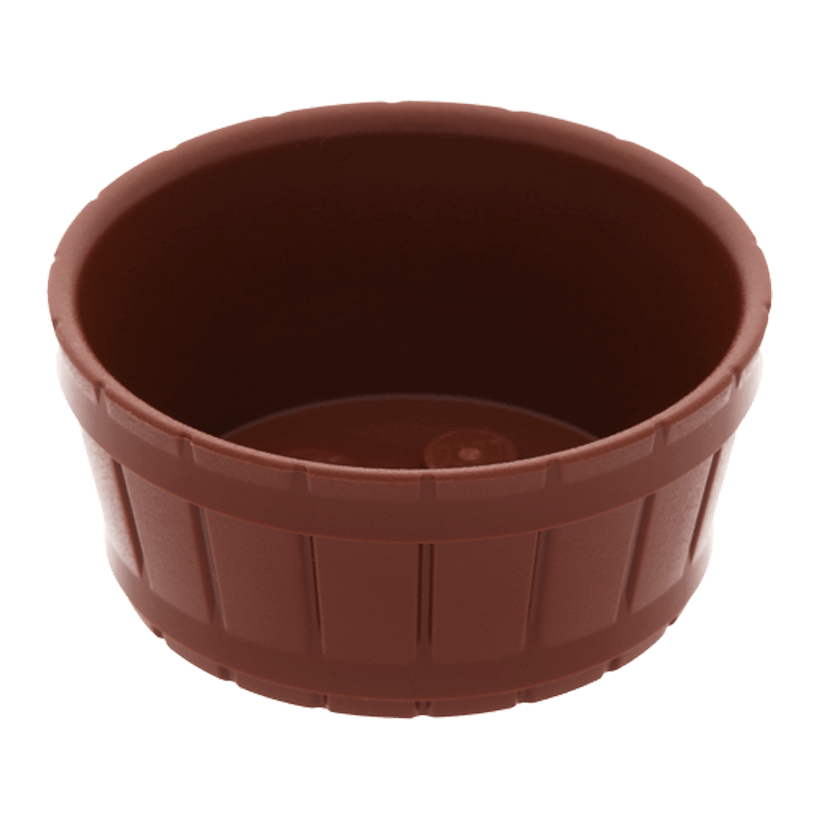 Емкость 4шт Lego Barrel Half Large with Axle Hole 5 x 5 x 2 64951 4541875 Reddish Brown Б/У - Retromagaz