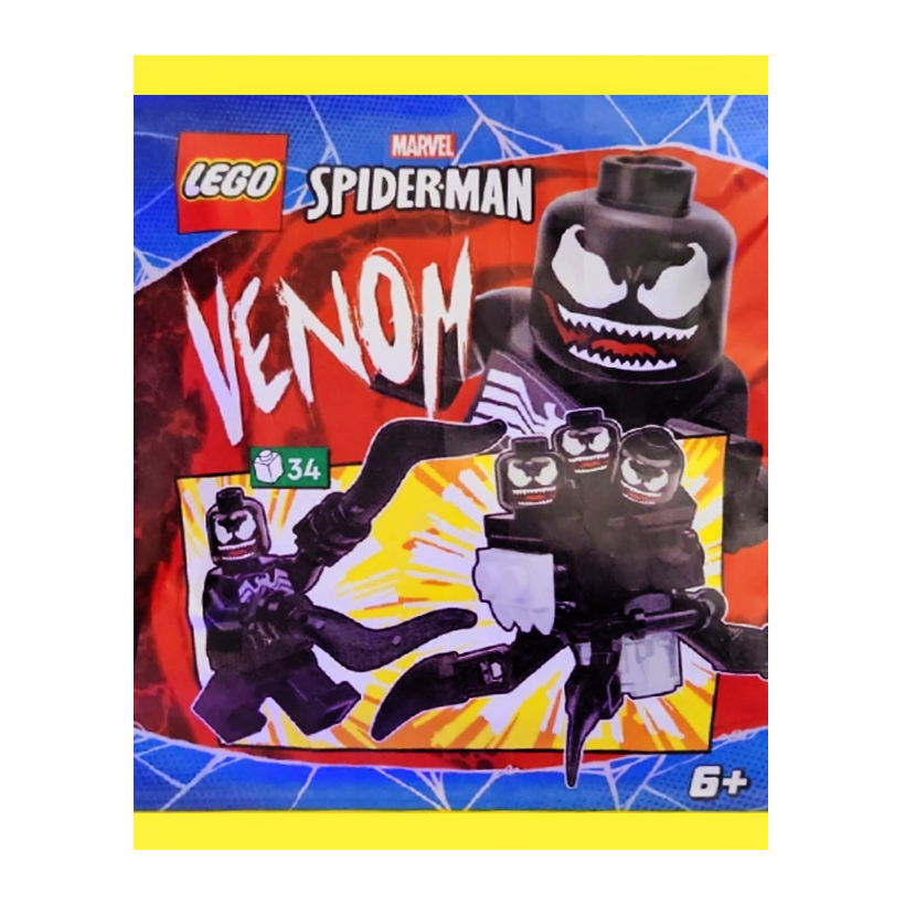 Конструктор Lego Фігурка Marvel Venom with Symbiote Creature Paper Bag Super Heroes 682501 sh0542 Новый - Retromagaz