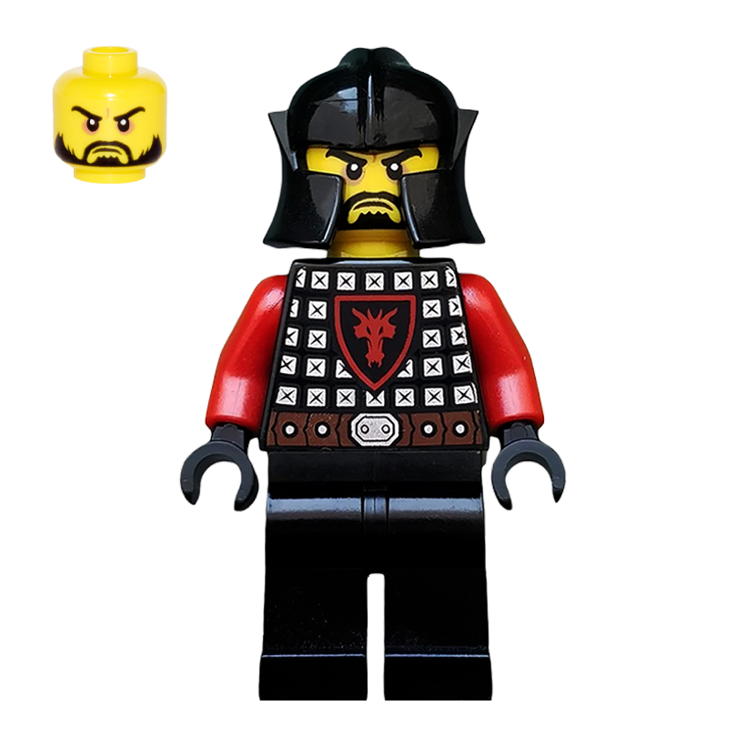 Фігурка Lego Castle 2013 Dragon Knight Scale Mail with Dragon Shield Castle cas522 70401 Б/У - Retromagaz