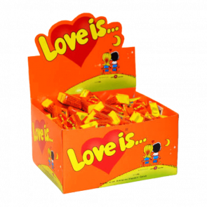 Жувальна Гумка Love is... Love Is Апельсин Ананас 420g Orange 100шт - Retromagaz