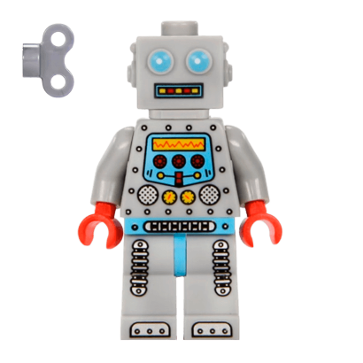 Фігурка Lego Series 6 Clockwork Robot Collectible Minifigures col087 Б/У - Retromagaz