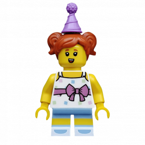 Фигурка Lego Series 18 Birthday Party Girl Collectible Minifigures col317 Б/У