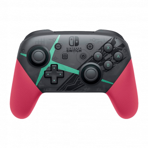 Геймпад Бездротовий Nintendo Switch Pro Controller Xenoblade Chronicles 2 Limited Edition Red Black Новий - Retromagaz