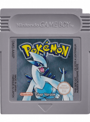 Игра Nintendo Game Boy Pokémon Silver Version Испанская Версия Только Картридж Б/У