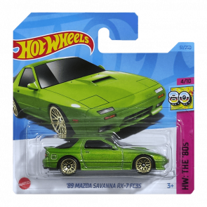 Машинка Базовая Hot Wheels '89 Mazda Savanna RX-7 FC3S The `80S 1:64 HKG81 Green