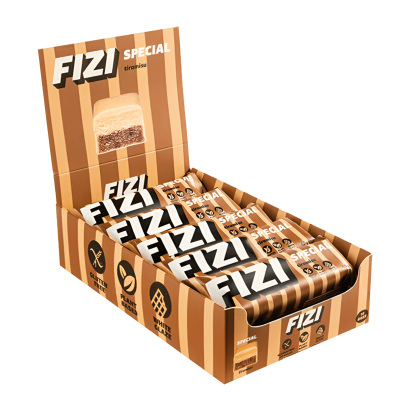 Упаковка Батончиков Fizi Tiramisu Special 45g - Retromagaz