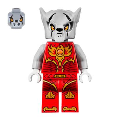 Фигурка Lego Worriz Legends of Chima Wolf Tribe loc100 Б/У - Retromagaz