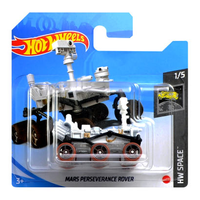 Машинка Базова Hot Wheels Mars Perseverance Rover Space 1:64 GRY73 White - Retromagaz