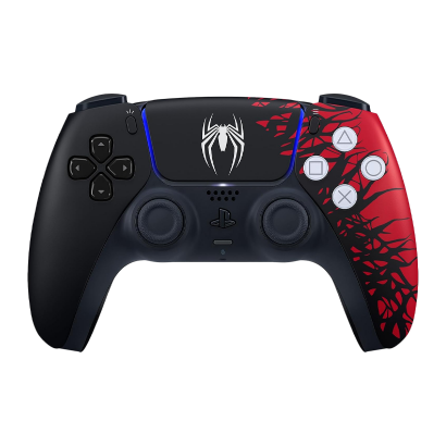 Геймпад Беспроводной Sony PlayStation 5 DualSense Spider-Man Limited Edition Black Red Новый - Retromagaz