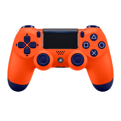 Геймпад Беспроводной Sony PlayStation 4 DualShock 4 Version 2 Sunset Orange Б/У - Retromagaz