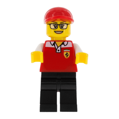 Фігурка Lego Race 973pb3136 Ferrari Race Marshal City sc060 1 Б/У - Retromagaz