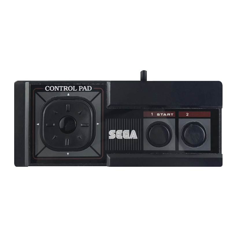 Геймпад Проводной Sega Master System 3020 Black 2m Б/У - Retromagaz
