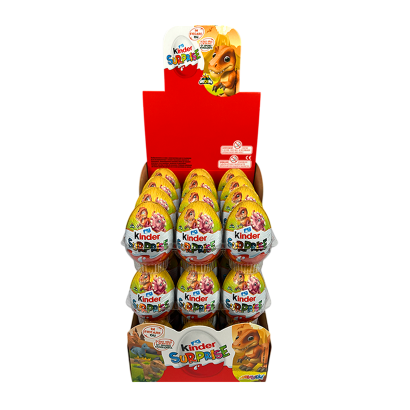 Набір Шоколадне Яйце 36шт Kinder Surprise Динозаври Natoons Dinosaurs 20g - Retromagaz