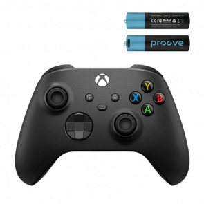 Набір Геймпад Бездротовий Microsoft Xbox Series Black Б/У  + Акумулятор Proove Compact Energy USB Type-C Новий - Retromagaz