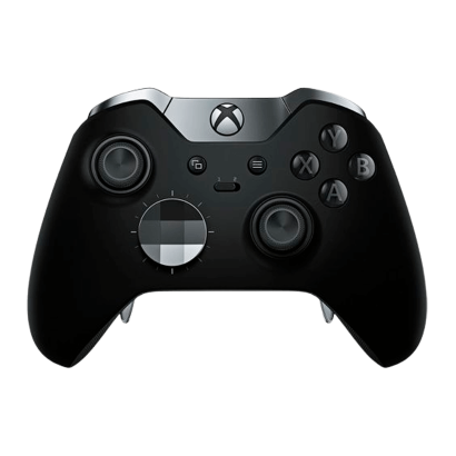Геймпад Бездротовий Microsoft Xbox One Elite Version 1 Black Б/У - Retromagaz
