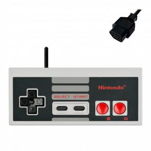 Геймпад Проводной Nintendo NES NES-004 FAT USA Grey Б/У - Retromagaz